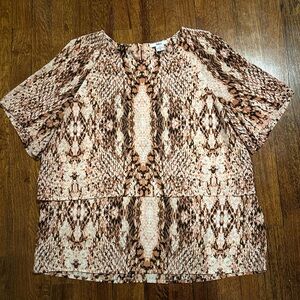 Bar III Snake Skin Top
